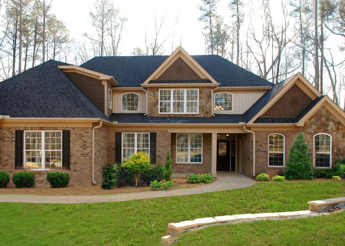 Hail damage shown on a roof