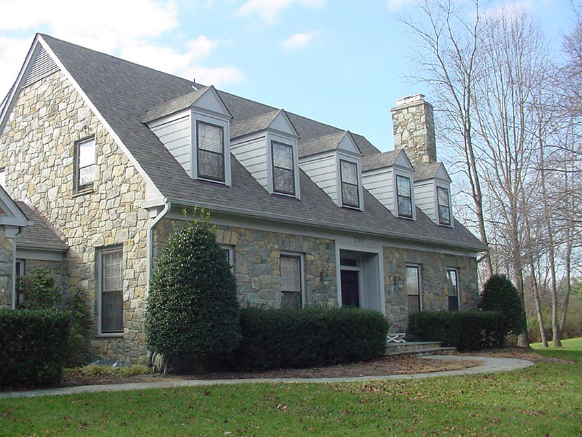 Hail damage shown on a roof