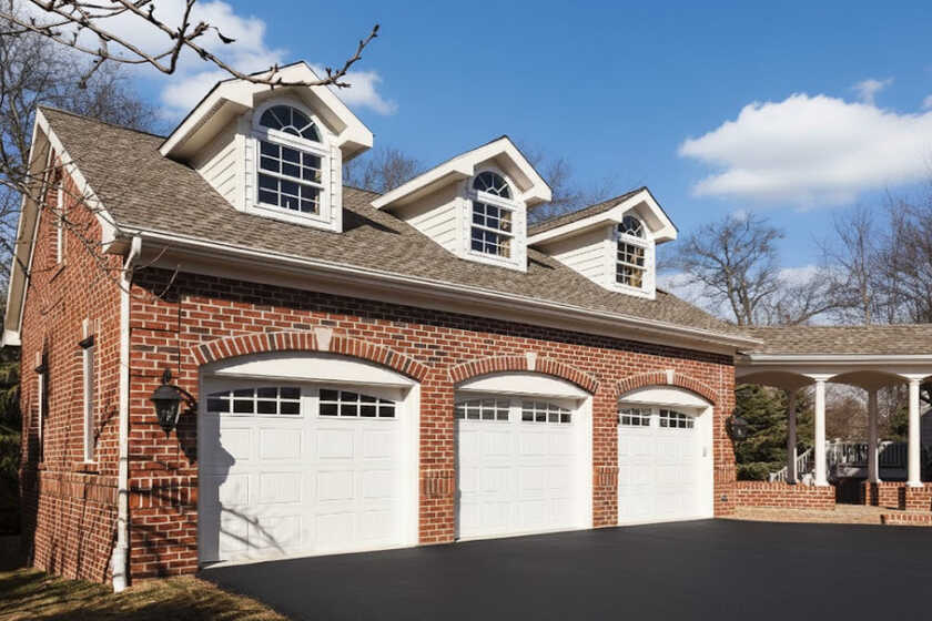 three door garage addition