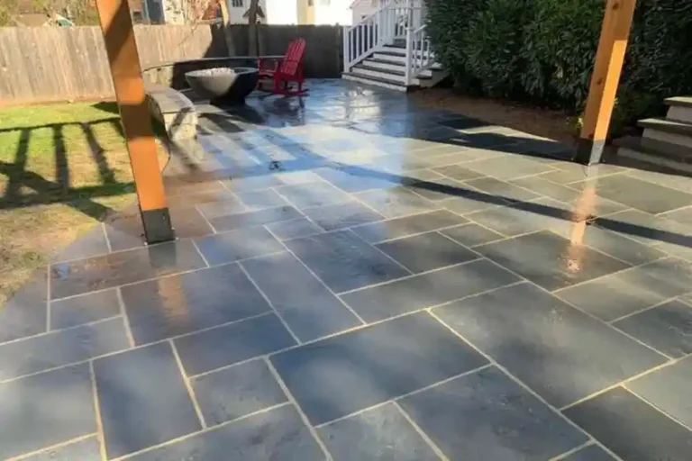 flagstone patio