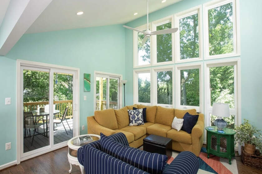 second story addition interior